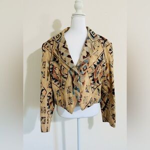 Vintage Lori Zoni Studded Western Blazer/ Southwest Rodeo Jacket